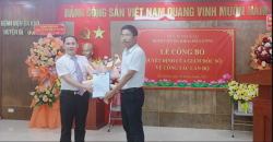 SỞ Y TẾ NGHỆ AN TRAO QUYẾT ĐỊNH BỔ NHIỆM PHÓ GIÁM ĐỐC BỆNH VIỆN ĐA KHOA HUYỆN ĐÔ LƯƠNG