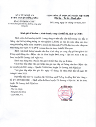 THÔNG BÁO MỜI CHÀO GIÁ THIẾT BỊ, DỊCH VỤ CÔNG NGHỆ THÔNG TIN