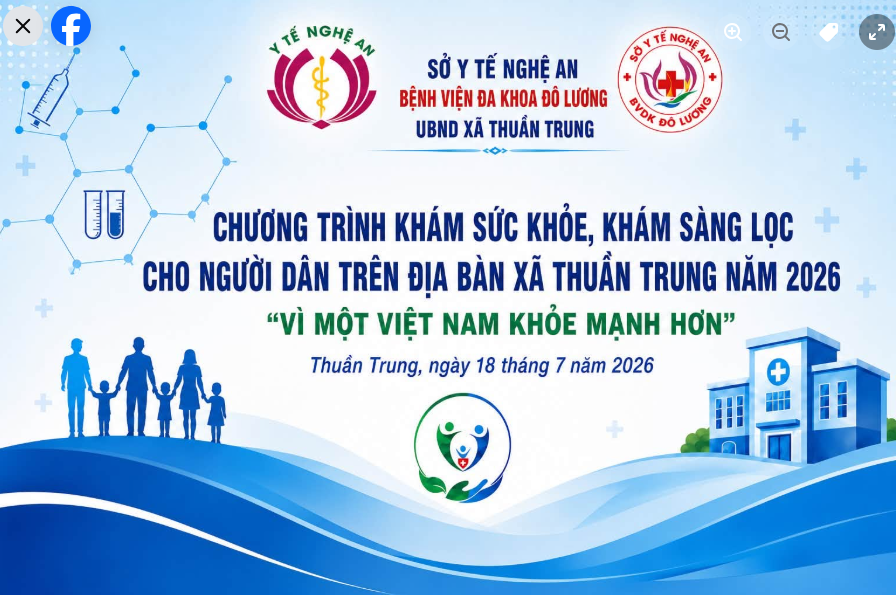 BỆNH VIỆN ĐA KHOA ĐÔ LƯƠNG PHỐI HỢP TỔ CHỨC KHÁM SỨC KHỎE, KHÁM SÀNG LỌC CHO NGƯỜI DÂN XÃ THUẦN TRUNG - VÌ MỘT VIỆT NAM KHOẺ MẠNH HƠN