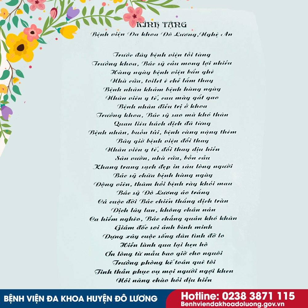 thu cam on cua nguoi benh